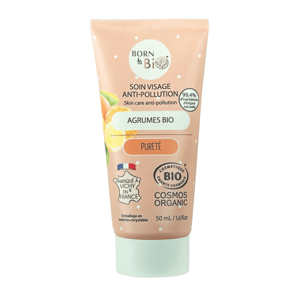Born to Bio – Soin Visage Anti-Pollution – Agrumes (50ml)