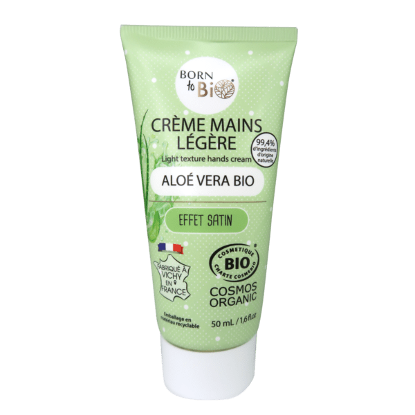Born to Bio – Crème Mains Légère – Aloé Vera (50ml)