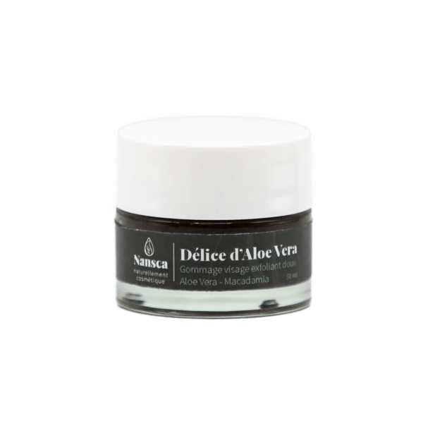 Nansca – Gommage Visage – Aloe Vera, Raisin & Macadamia (50ml)