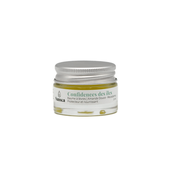 Nansca – Baume à Lèvres Protecteur – Amande Douce & Macadamia (15ml)