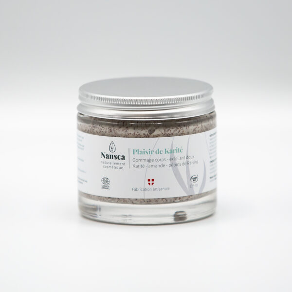 Nansca – Gommage Corps – Karité, Argan & Amande Douce (125ml)