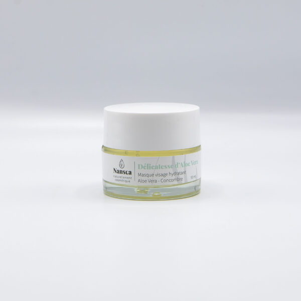 Nansca – Masque Visage Hydratant – Aloe Vera & Concombre (50ml)