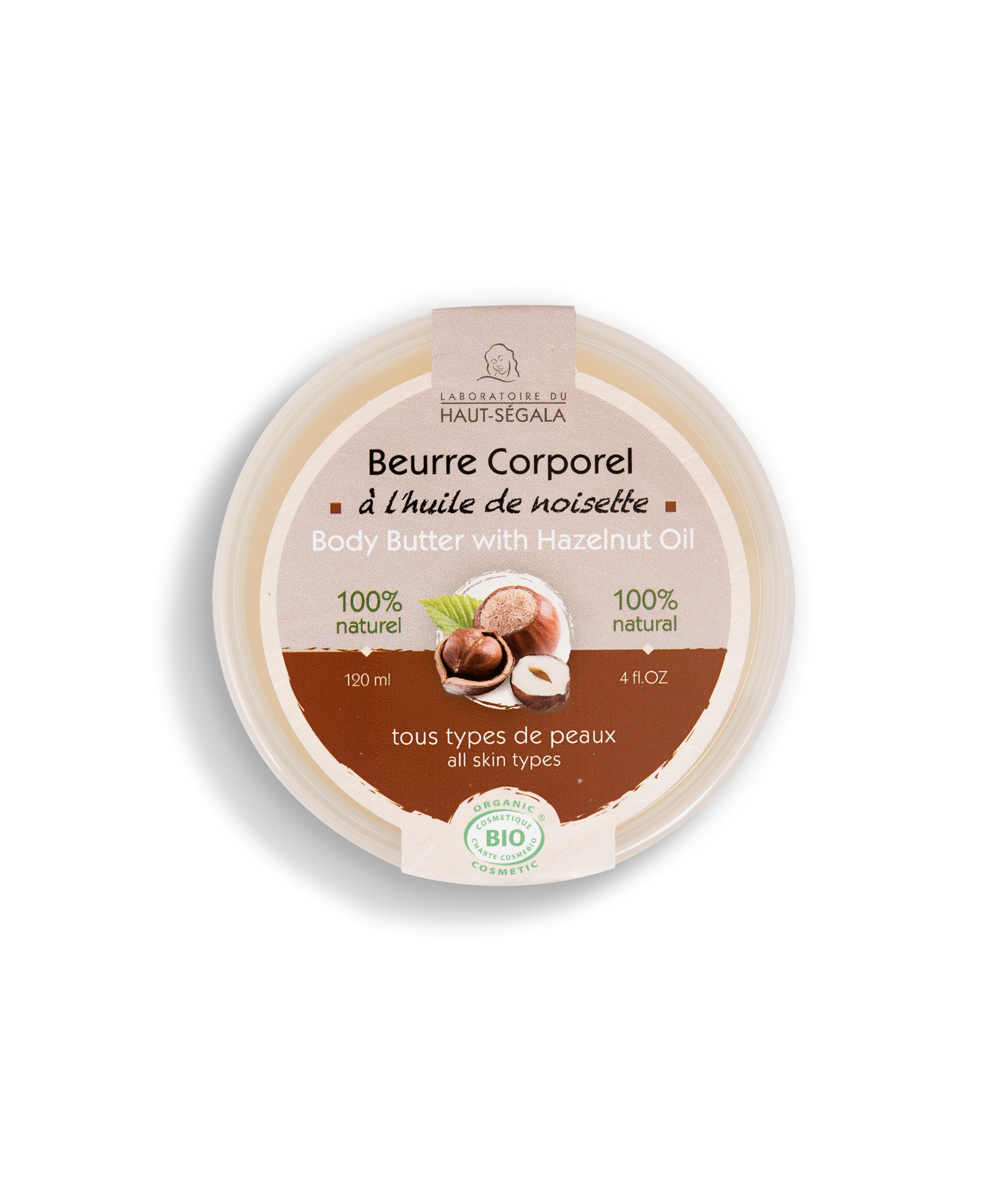 Haut-Ségala – Beurre Corporel – Noisette (120ml)