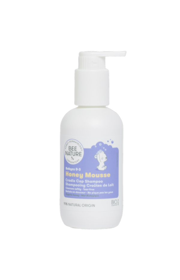 Bee Nature – Shampoing Anti-Croûtes de Lait Bébé – Miel Bio (250ml)