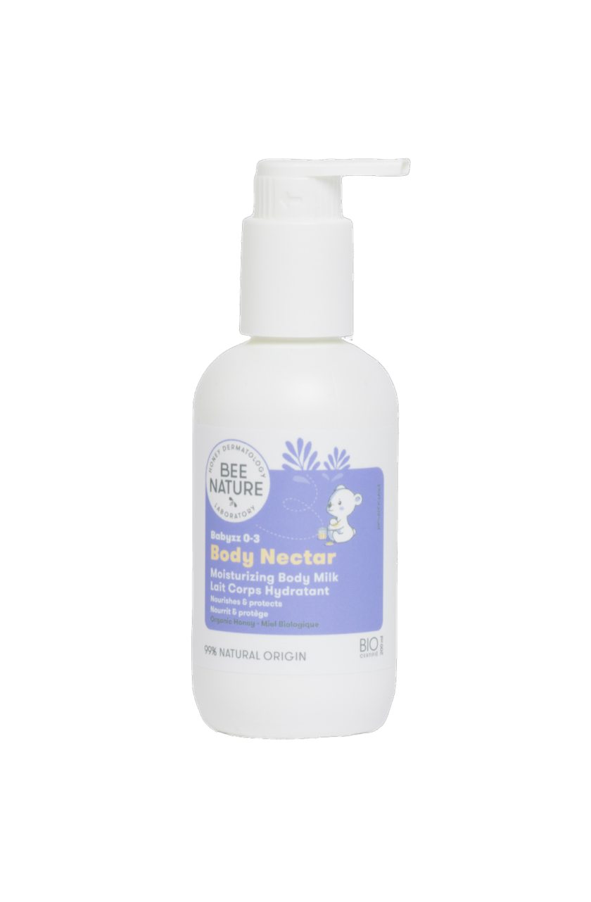 Bee Nature – Lait Corps Hydratant Bébé – Miel Bio (500ml)