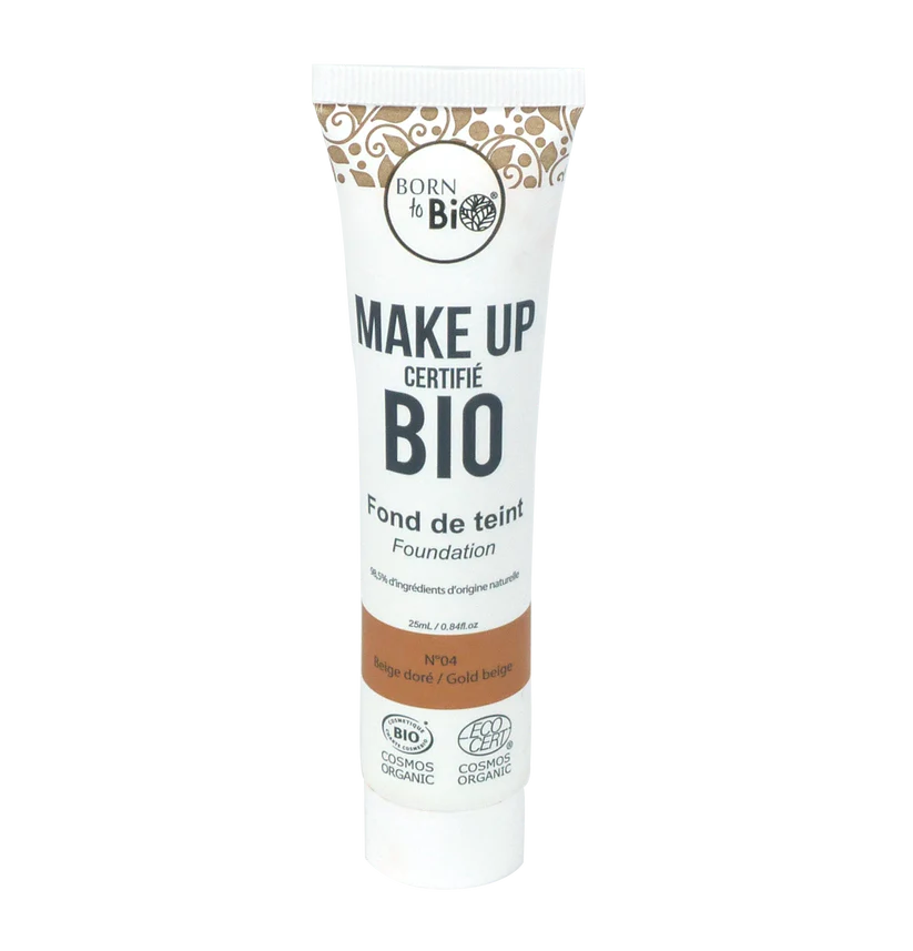 Born to Bio – Fond de Teint Mat Effet Peau Nue (25 ml)