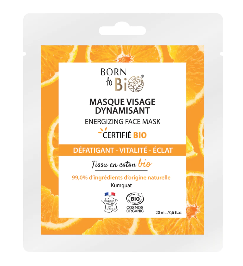 Born to Bio – Masque Visage Dynamisant – Kumquat (20ml)