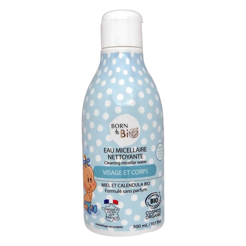 Born to Bio – Eau Micellaire Nettoyante – Bébé (300ml)