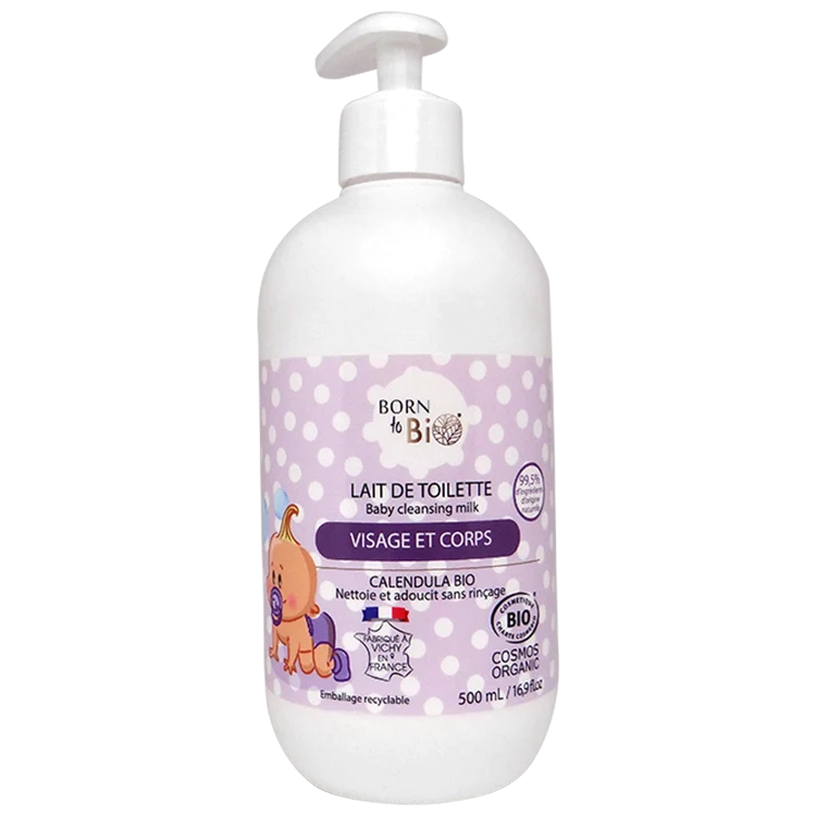 Born to Bio – Lait de Toilette – Bébé (500ml)