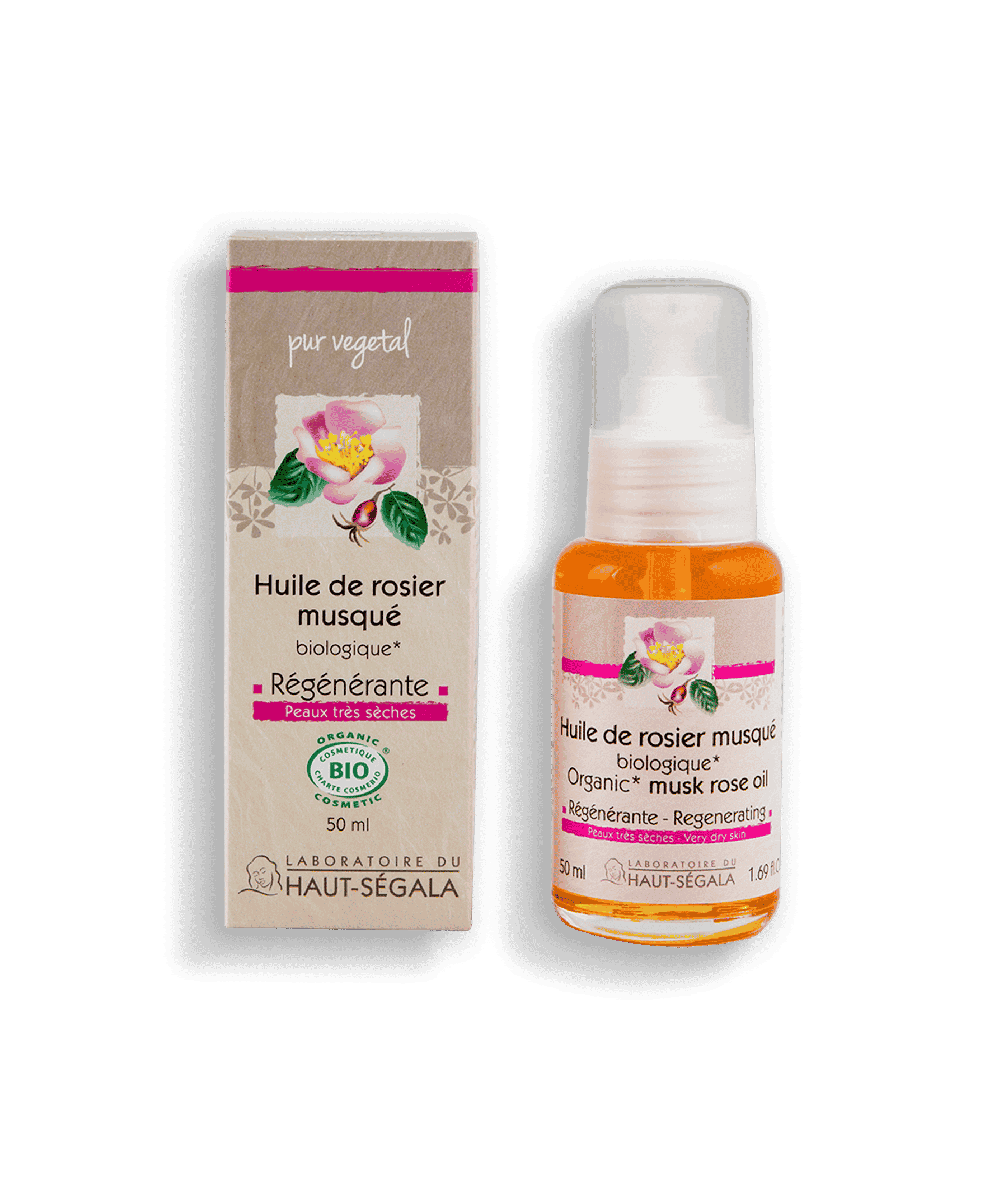 Haut-Ségala – Huile Régénérante – Rosier musqué (50ml)