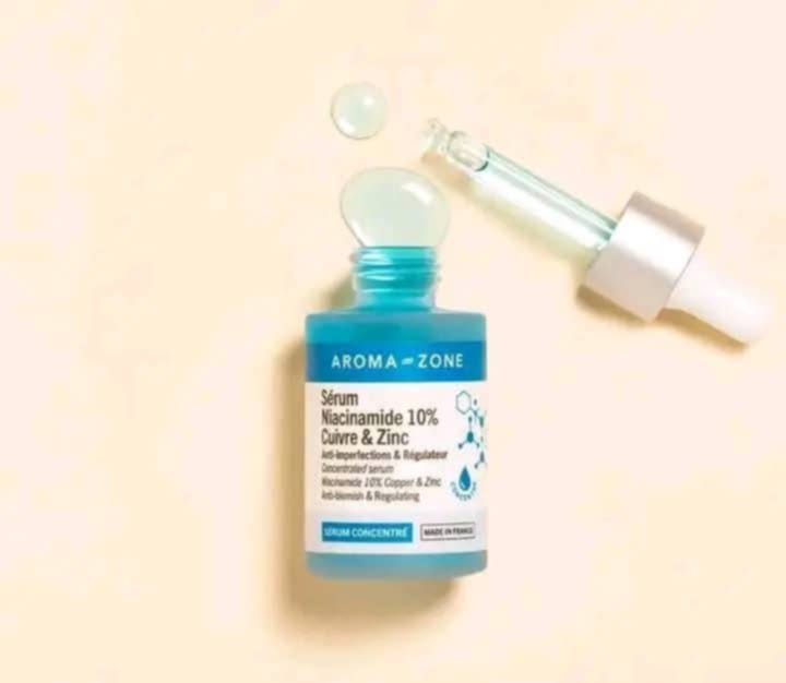 Aromazone – Sérum concentré Niacinamide 10% – Cuivre & Zinc (100ml)