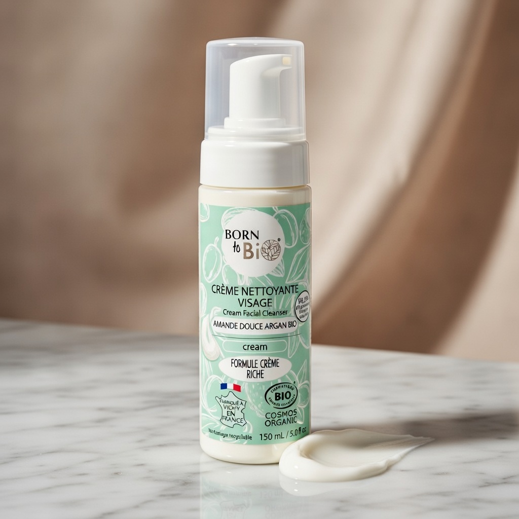 Born to Bio – Facial Foam Combination Skin – Sweet Almond & Argan (150ml)